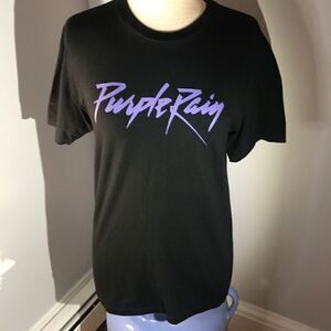 Prince “Purple Rain” Black TShirt, Medium